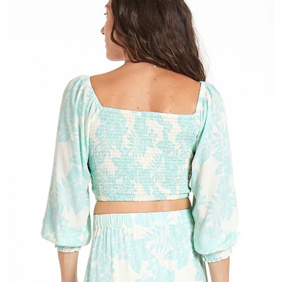 PANEROS Floral Midi Skirt Set NWOT sz XS Aloha print - Picture 4 of 12